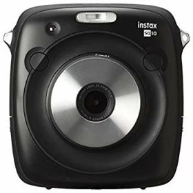 【中古】【非常に良い】FUJIFILM デジタルチェキ SQUARE SQ10 ブラック instax SQUARE SQ10