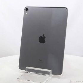 〔中古〕Apple(アップル) iPad Pro 11インチ 64GB スペースグレイ MTXN2J／A Wi-Fi〔198-ud〕