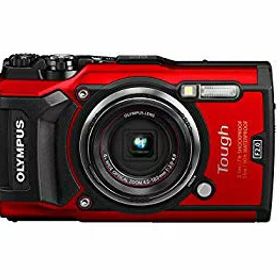 【中古】【非常に良い】OLYMPUS デジタルカメラ Tough TG-5 レッド 1200万画素CMOS F2.0 15m 防水 100kgf耐荷重 GPS+電子コンパス&内蔵Wi-Fi TG-5 RED