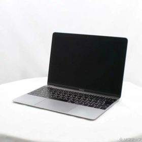 【中古】Apple(アップル) MacBook 12-inch Mid-2017 MNYF2J／A Core_m3 1.2GHz 8GB SSD256GB スペースグレイ 〔10.15 Catalina〕 【349-ud】