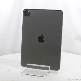 【中古】Apple(アップル) iPad Pro 11インチ 第3世代 128GB スペースグレイ MHQR3J／A Wi-Fi 【258-ud】