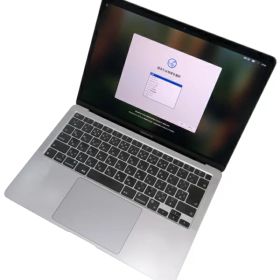 【Apple】アップル『MacBook Air / 13.3inch / M1 8コア/7コア / 16GB / 256GB / スペースグレイ』Z124000E6(MGN63J/A) 2020 ノートパソコン 1週間保証【中古】