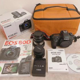 【レンズ2個セット】Canon EOS80D 一眼レフカメラ 本体