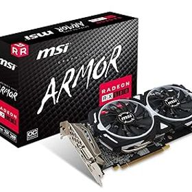 【中古】【未使用】MSI Radeon RX 580 ARMOR 8G OC J グラフィックスボード VD7266