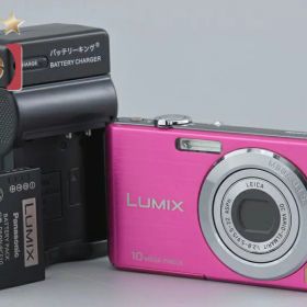 【中古】Panasonic パナソニック LUMIX DMC-FS7 ピンク コンパクトデジタルカメラ