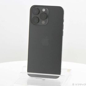 〔中古〕Apple(アップル) iPhone15 Pro Max 256GB ブラックチタニウム MU6P3J／A SIMフリー〔247-ud〕