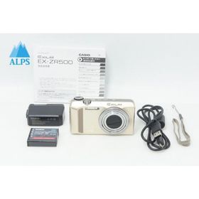 美品 CASIO カシオ HIGH SPEED EXILIM EX-ZR500 コンパクトデジタルカメラ ゴールド 260612ac【アルプスカメラ】
