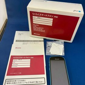 ドコモ らくらくスマートフォン me F-03K ブルー
