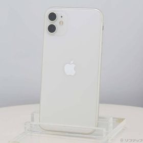 〔中古〕Apple(アップル) iPhone11 64GB ホワイト MWLU2J／A SIMフリー〔352-ud〕