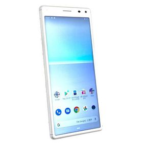 中古 SONY Xperia8 64GB ホワイト SOV42SWU SIMフリー ※SIMカードトレイ欠品です