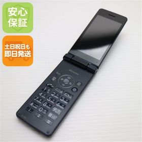 安心保証 良品中古 SH-02L AQUOS ケータイ ブラック 本体 白ロム