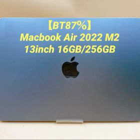 【BT87％】Macbook Air 2022 M2 16GB/256GB