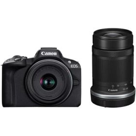 【長期保証付】CANON キヤノン EOS R50 ダブルズームキット ブラック APS-C ミラーレス一眼カメラ