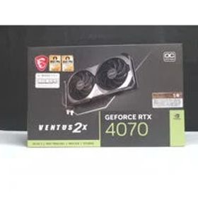 中古 MSI GeForce RTX 4070 VENTUS 2X 12G OC (RTX4070 12GB) 157129 状態： C:並品