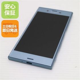 安心保証付 新品同様 au SOV35 Xperia XZs ブルー 白ロム 中古本体