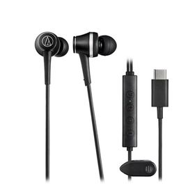 オーディオテクニカ ノイズキャンセリングUSB Type-C用イヤホン ATH-CKD7NC BK