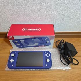 2023年式 Switch Lite 完品 新品時画面フィルム貼付 ブルー 美品