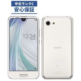 ★【中古品】 AQUOS R compact SHV41 SHV41 32GB ホワイト au 管理:IAoD