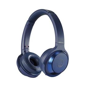 audio-technica SOLID BASS ワイヤレスヘッドホン 重低音 最大70時間再生 ブルー ATH-WS330BT BL