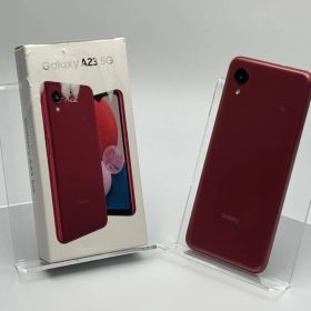 【箱付き中古A】Galaxy A23 5G SCG18 レッド SIMフリー 白ロム