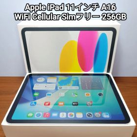 (美品) iPad 11インチ A16 WiFi Simフリー 256GB