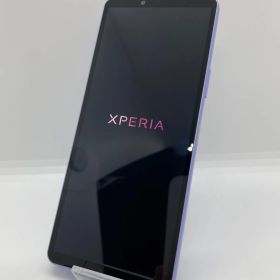 @ 【訳あり品】Xperia 10 V au SIMロック解除済 128GB SOG11 ラベンダー 7927