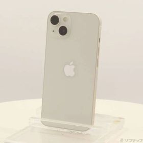 ソフマップ 〔中古品〕 iPhone13 128GB スターライト MLND3J／A SIMフリー【349】