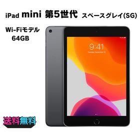 液晶美品 電池98％ iPad mini 5 WiFiモデル 64GB 液晶美品 スペースグレイ【動作確認・初期化済み】