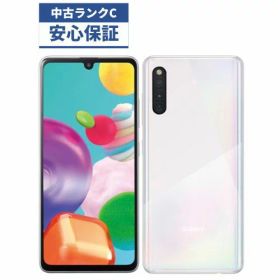 【中古】【可】 Galaxy A41 SCV48 64GB SCV48 ホワイト au版 au 【安心30日保証】 本体 白ロム CCコネクト
