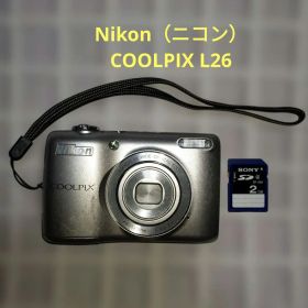 Nikon COOLPIX L26 単3電池駆動 2GBのSDカード付きデジカメ