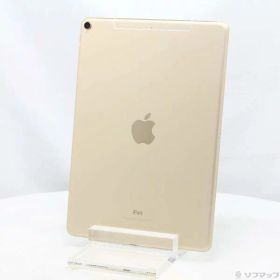 【中古】Apple(アップル) iPad Pro 10.5インチ 64GB ゴールド MQF12J／A auロック解除SIMフリー 【349-ud】