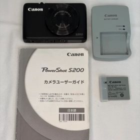 【バッテリー2個付き・訳アリ】Canon PowerShot S200 ブラック