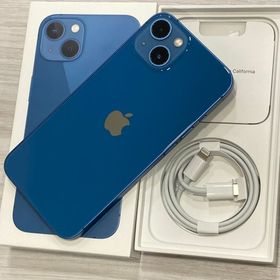中古美品☆iPhone 13 128GB 国内版SIMフリー 電池80％◆★9213