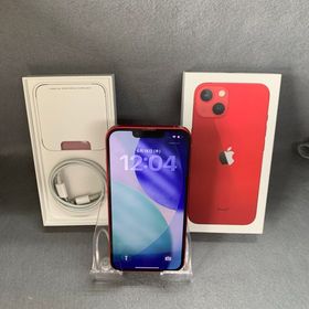 美品 Appleストア版 SIMフリー iPhone13 128GB レッド色