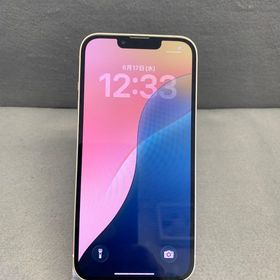 超美品 国内版 SIMフリー iPhone13 256GB スターライト色