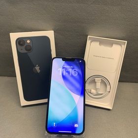 美品 国内版 SIMフリー iPhone13 128GB ミットナイト色
