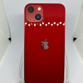 ○SIMフリー iPhone13 128GB レッド バッテリー76%