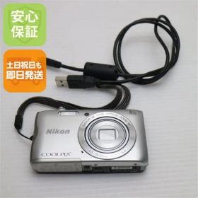 超美品 COOLPIX A300 シルバー 即日発送 コンデジ Nikon 本体 土日祝発送OK 03000