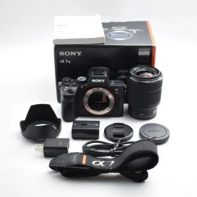 B#12740 SONY(ソニー) フルサイズ ミラーレス一眼カメラ α7III ズームレンズキット(同梱レンズ:SEL2870) ブラック ILCE-7M3K