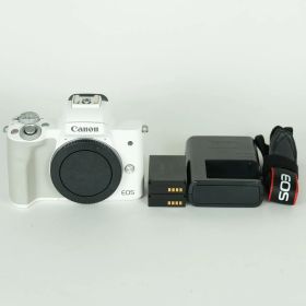 [美品 | バッテリー2個付] Canon EOS Kiss M2 [ボディ ホワイト] | Canon EF-Mマウント