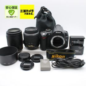[極上品 | S数1,197回] D5000 ダブルズームキット 18-55mm + 55-200mm デジタル一眼レフカメラ