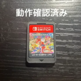 動作確認済み　スイッチブラック 本体 + マリオカート8DX マリカー8(マリオカート8 デラックス) Switch 新品¥3,888 中古¥3,270