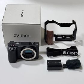 【美品】 SONY ZV-E10 II ZV-E10M2 ボディのみ ケージ付き
