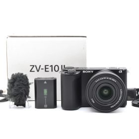 ■ほぼ新品■ SONY ソニー ZV-E10 II パワーズームレンズキット ブラック #F178