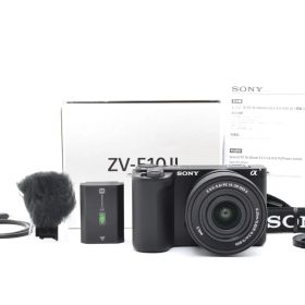 ■ほぼ新品■ SONY ソニー ZV-E10 II パワーズームレンズキット ブラック #F180