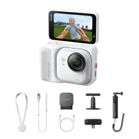 【長期保証付】Insta360 Insta360 GO ULTRA アークティックホワイト 4Kアクションカメラ クリエイターバンドル CINSABEA-GOUltra05 国内正規品 GOULTRAWHTCB