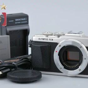 【中古】OLYMPUS オリンパス PEN Lite E-PL7 シルバー ミラーレス一眼カメラ シャッター回数僅少
