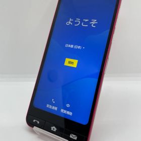 @ 【中古品】BASIO active au SIMロック解除済 64GB SHG09 レッド 5686