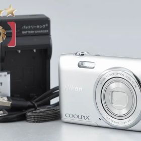 【中古】Nikon ニコン COOLPIX S3500 クリスタルシルバー コンパクトデジタルカメラ