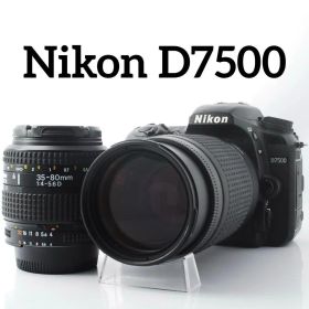 Nikon D7500 Wレンズ Wi-Fiスマホ転送 超望遠 高性能 バッグ付